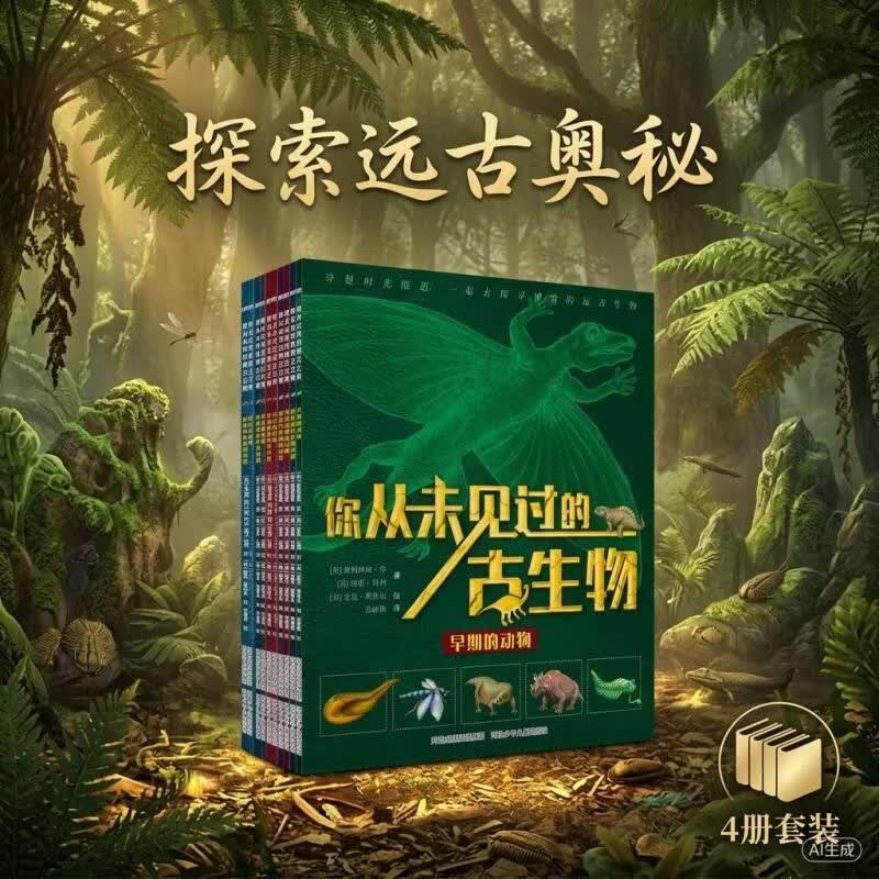你从未见过的古生物（套装4册） 