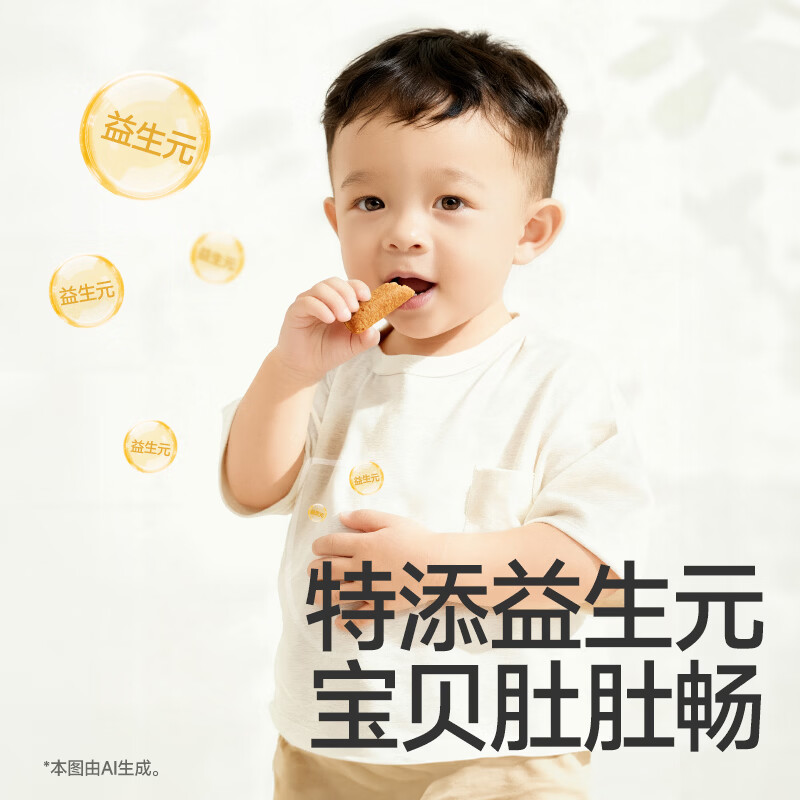 秋田满满高钙益生元夹心谷物棒儿童零食米饼享婴儿宝宝零食谱 高钙益生元夹心谷物棒（营养五黑味）50g（16根）*3