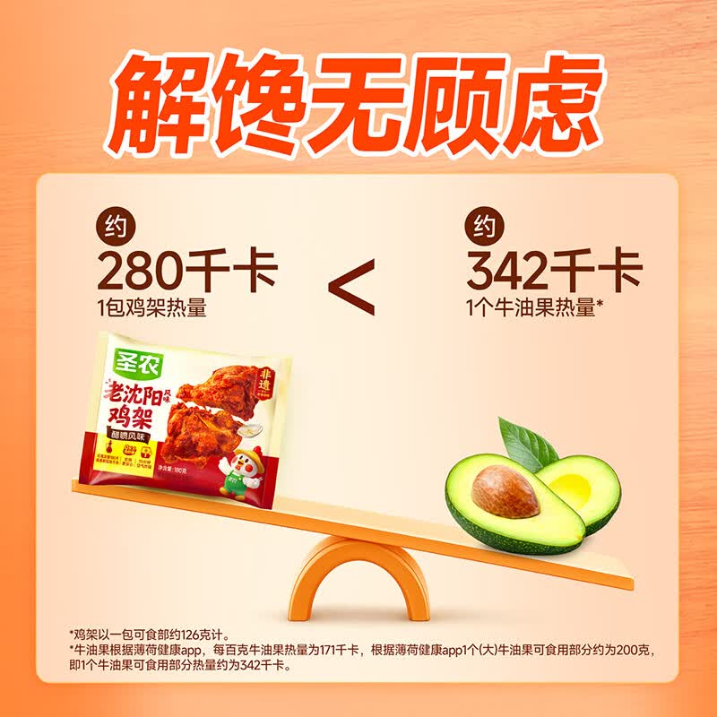 圣农烤鸡鸡架组合烤全鸡冷冻空气炸锅半成品 烤鸡*3+老沈阳鸡架*2 烤鸡420g*3（奥尔良+卤香）+醋喷鸡架*2