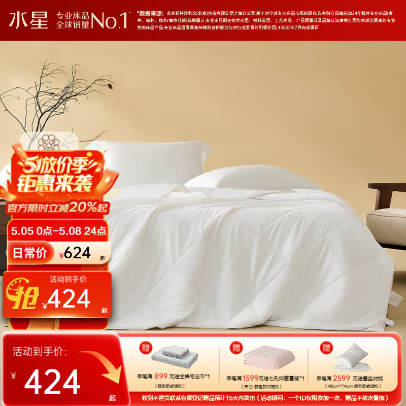 水星家纺阳光卷毛3.0·可水洗羊毛夏被 阳光卷毛3.0·可水洗羊毛夏被 150cm*210cm