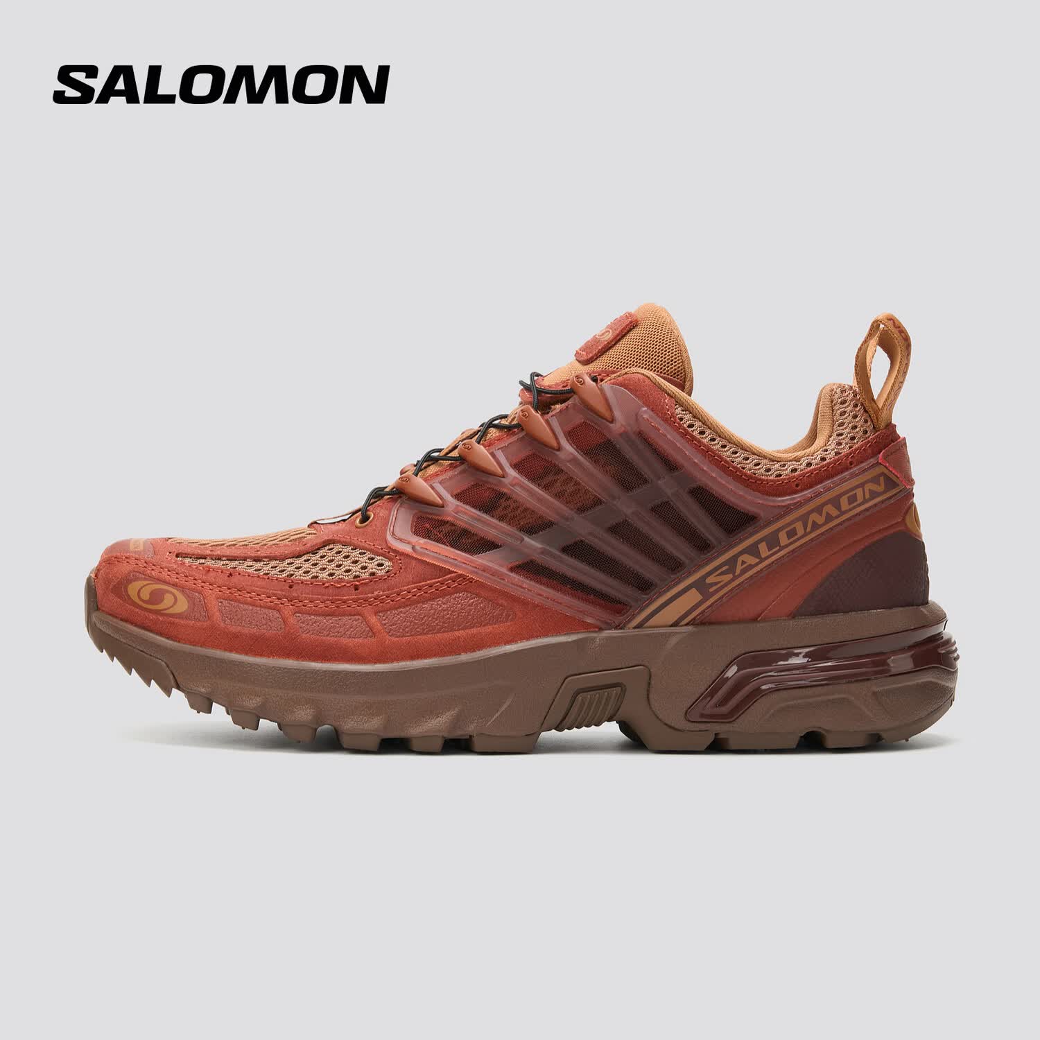萨洛蒙（Salomon）男女款 户外运动潮流休闲复古稳定透气运动鞋 ACS PRO RED ASHES 山核桃棕 479679 44 (UK9.5丨 44)