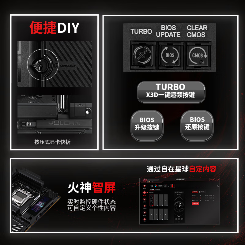 七彩虹 iGame X870E VULCAN OC V14火神DDR5 图 7
