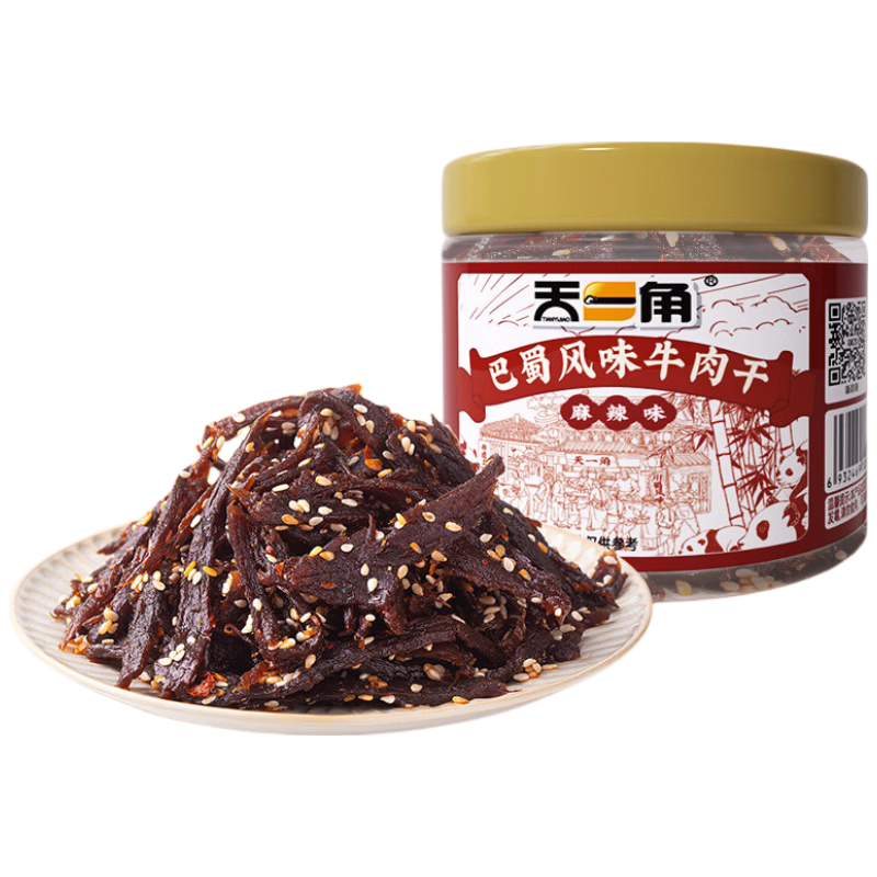 天一角蜀味芝香牛肉干68g 麻辣手撕川味休闲牛肉零食源头直发包邮