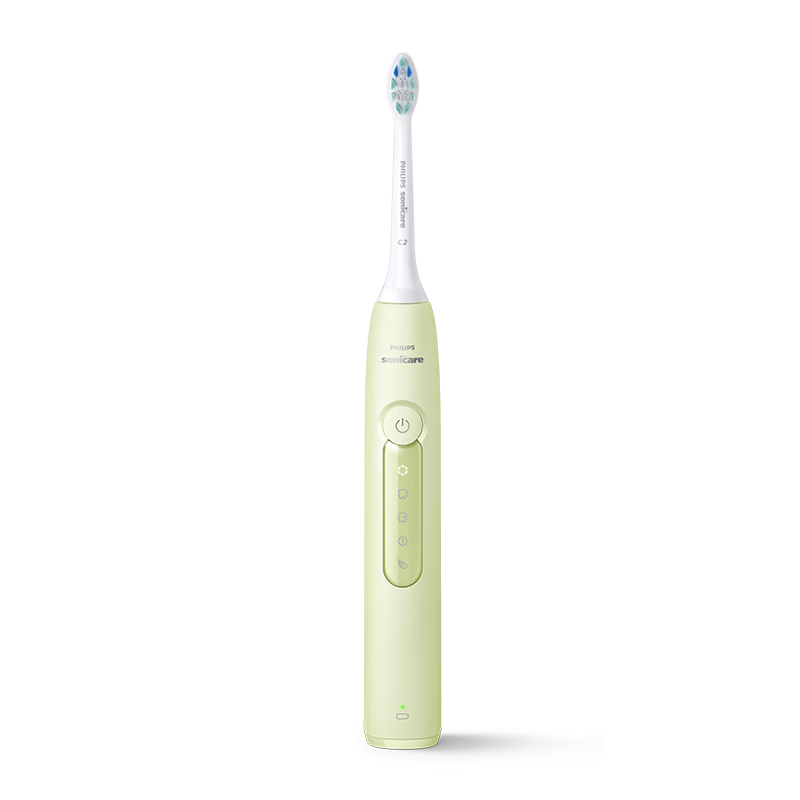 飞利浦（PHILIPS）声波电动牙刷钻石3系 5倍洁齿 5种模式 洁净刷头*2  生日礼物情侣母亲节礼物  HX5161/05抹茶绿