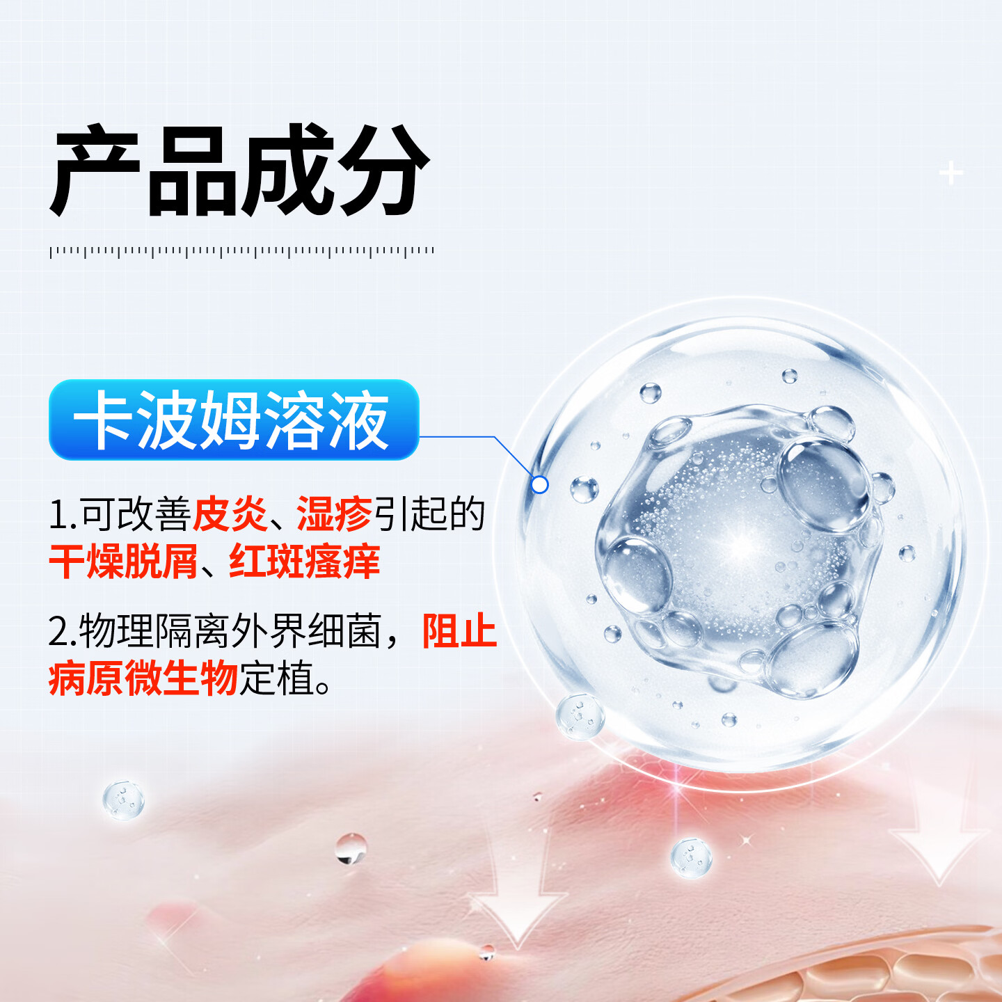 舒达龙皮肤修复液皮炎湿疹干燥脱屑红斑瘙痒小伤口擦伤切割伤创面喷剂  3盒