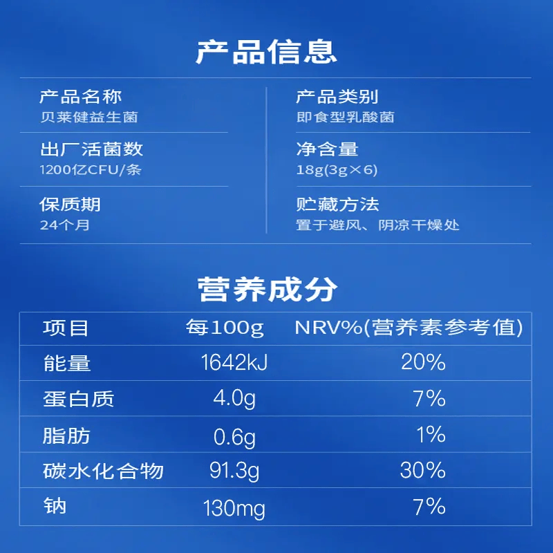贝莱健华润医药商业贝莱健B420益生菌7200亿活菌成人推荐肠道益生菌粉 【尝鲜装】 18g*10盒 【到手10盒】