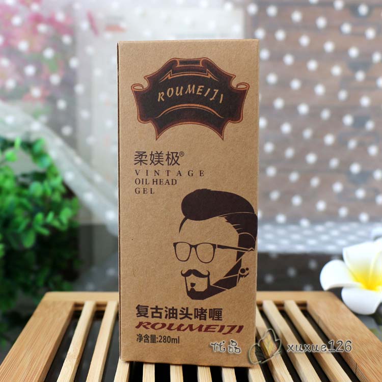 玫黛琳【精选优品】美式油头膏复古大背头油定型啫喱男士特硬蓬松造型 1