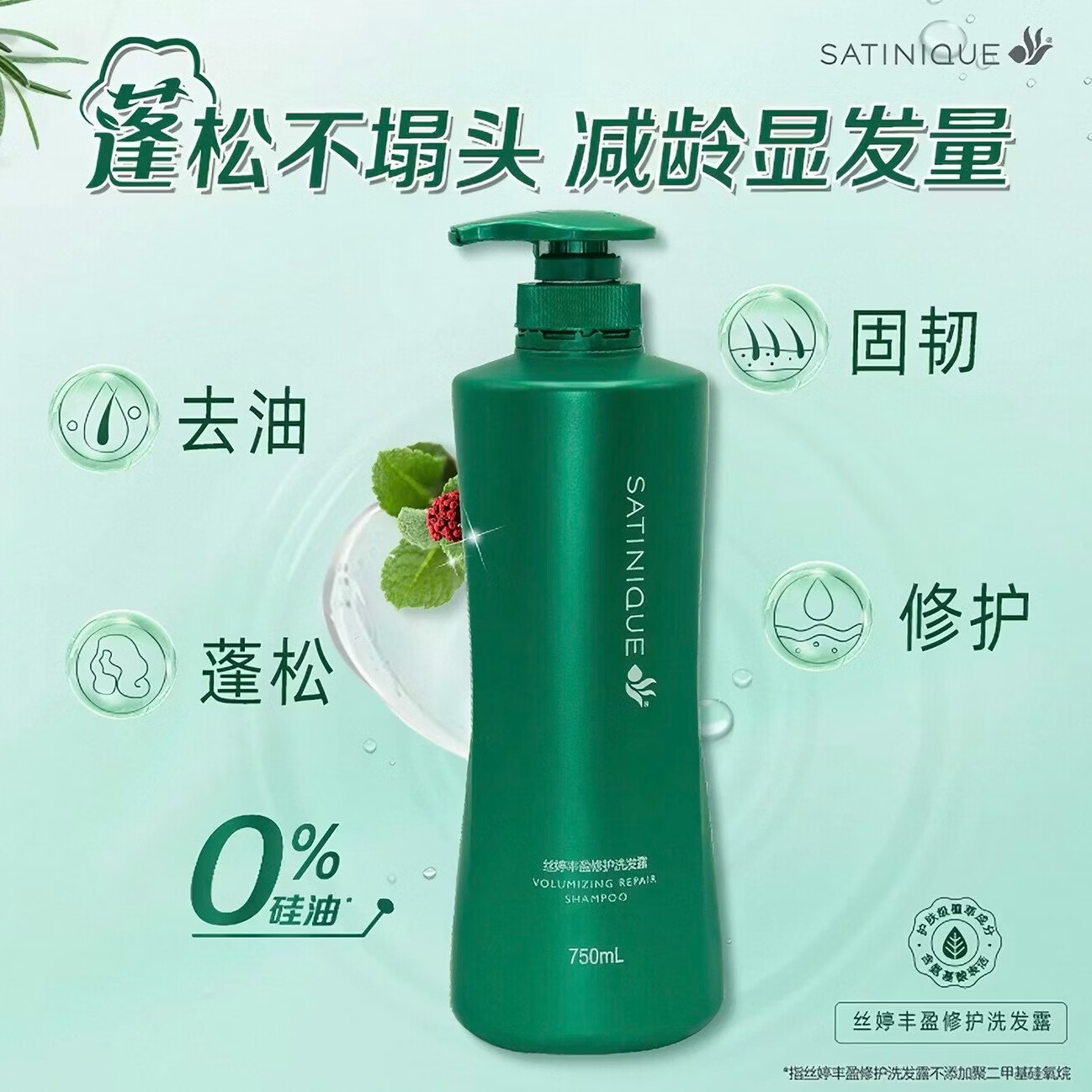 安利(Amway)【正品保障】丝婷滋润保湿洗发乳 控油顺滑洗发乳留香滋养柔顺 控油去屑【750ml】1瓶