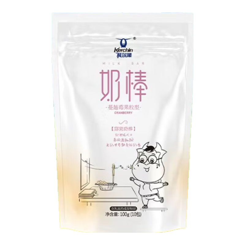 科尔沁  休闲零食 奶制品零食  蔓越莓味100g*1袋