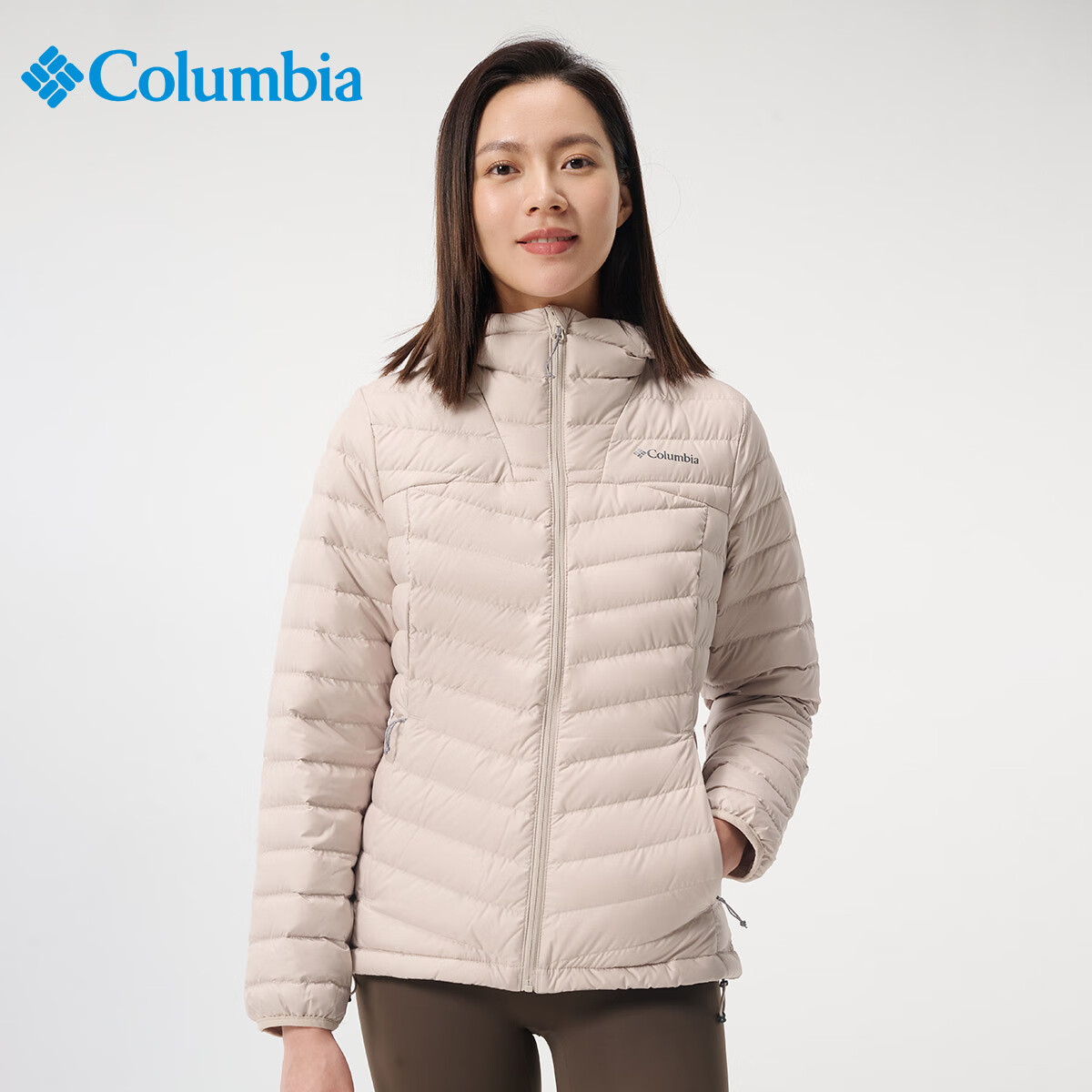 columbia哥伦比亚羽绒服女24户外防泼水防钻绒保暖防寒外套wr9006 279