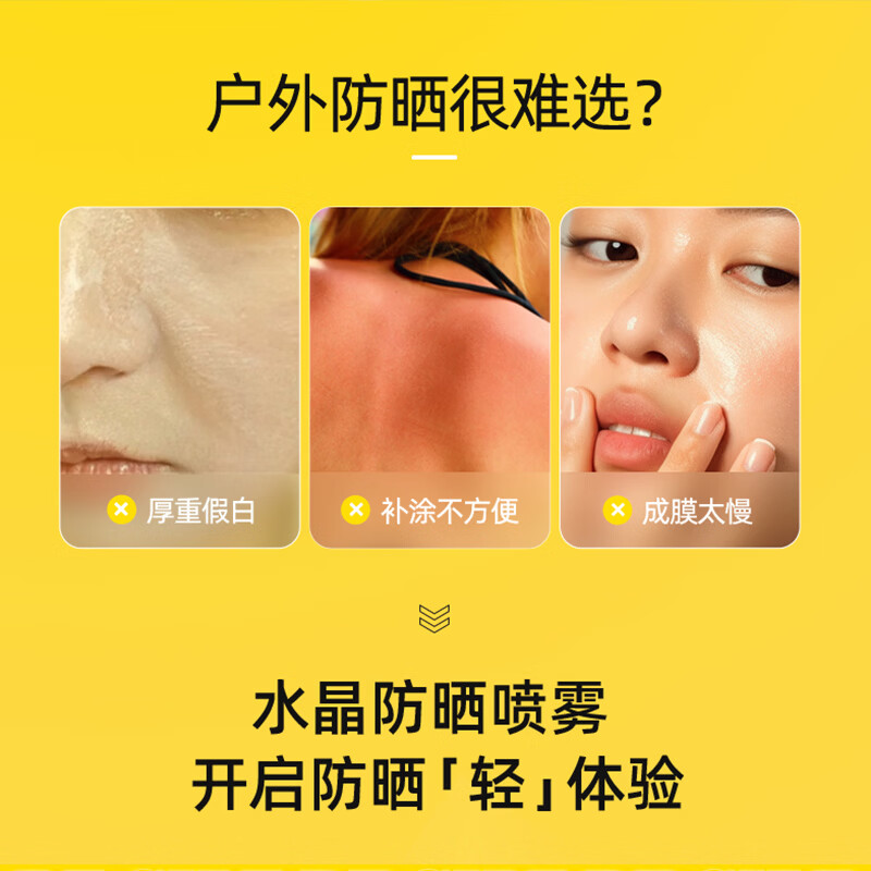 RE:CIPE可上飞机高铁玥之秘88ml*3美白防晒喷雾高倍防晒户外防紫外线