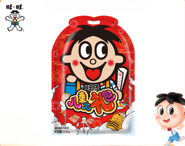 旺旺儿童大礼包1kg零食 女友礼物分享装 儿童大礼包1kg