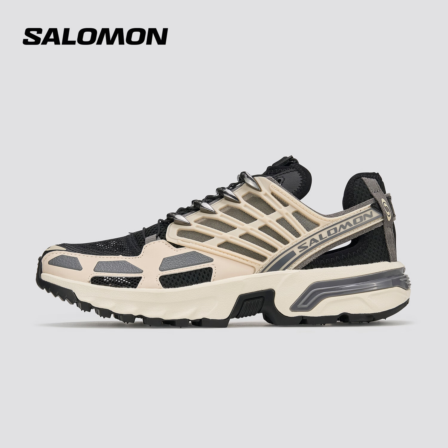 萨洛蒙（Salomon）男女款 户外运动潮流机能风格户外风尚休闲运动鞋 ACS PRO SHELL 土灰色 479570 42.5 (UK8.5丨 42 2/ 3)