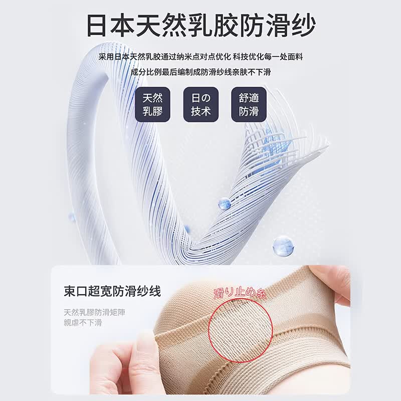 LISM日本防滑护膝盖女士薄款关节保暖中老年人专用不下滑夏季护膝套男 四季防寒【防滑保暖】厚3mm肤色 XL