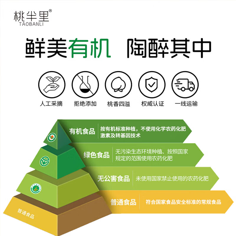 桃半里【胖东来同款】尝鲜装 有机黄桃罐头320g 新鲜应季水果 黄桃果肉 有机黄桃罐头320g*2罐