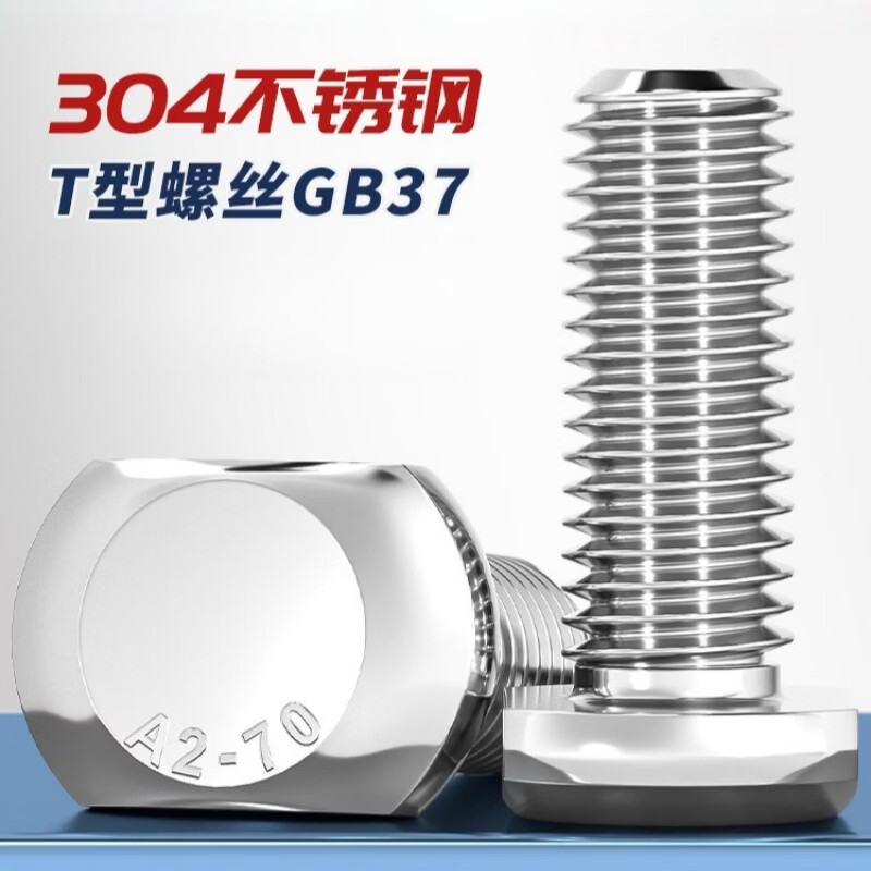 瑞尔亿科 304不锈钢T型螺丝螺栓 M16*45(10个/包)