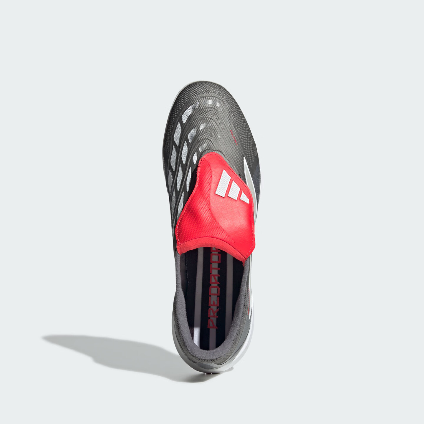 adidas PREDATOR LEAGUE FT TF人草/室外硬地碎钉足球鞋阿迪达斯 亮金属铁灰/白金属/亮红 41