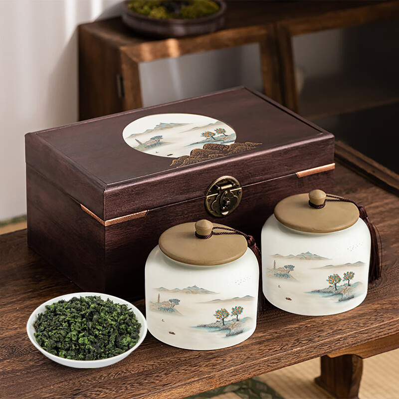 宝然乌龙茶福建铁观音清香型特级300g礼盒装茶叶 节日送长辈