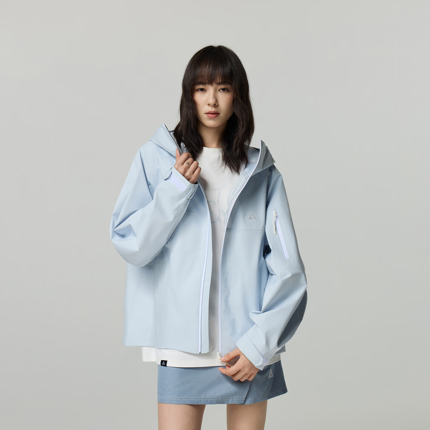 又见高山MetaMount 女士轻量冲锋衣户外夹克外套硬壳26SS春夏新品 云水蓝 S