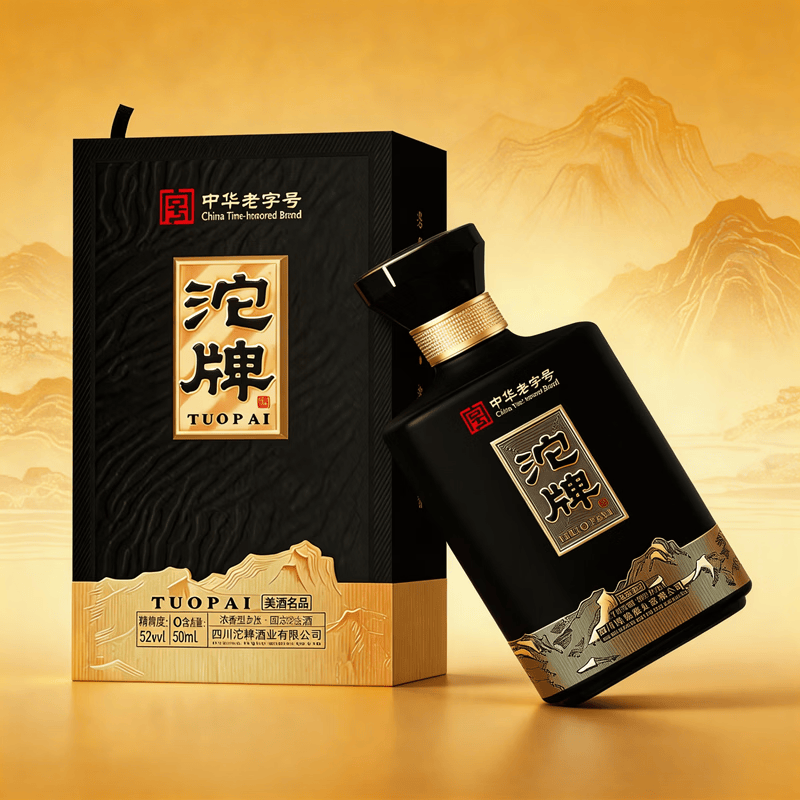 沱牌 浓香型白酒 商务送礼婚宴喜酒 52度 500mL 2瓶