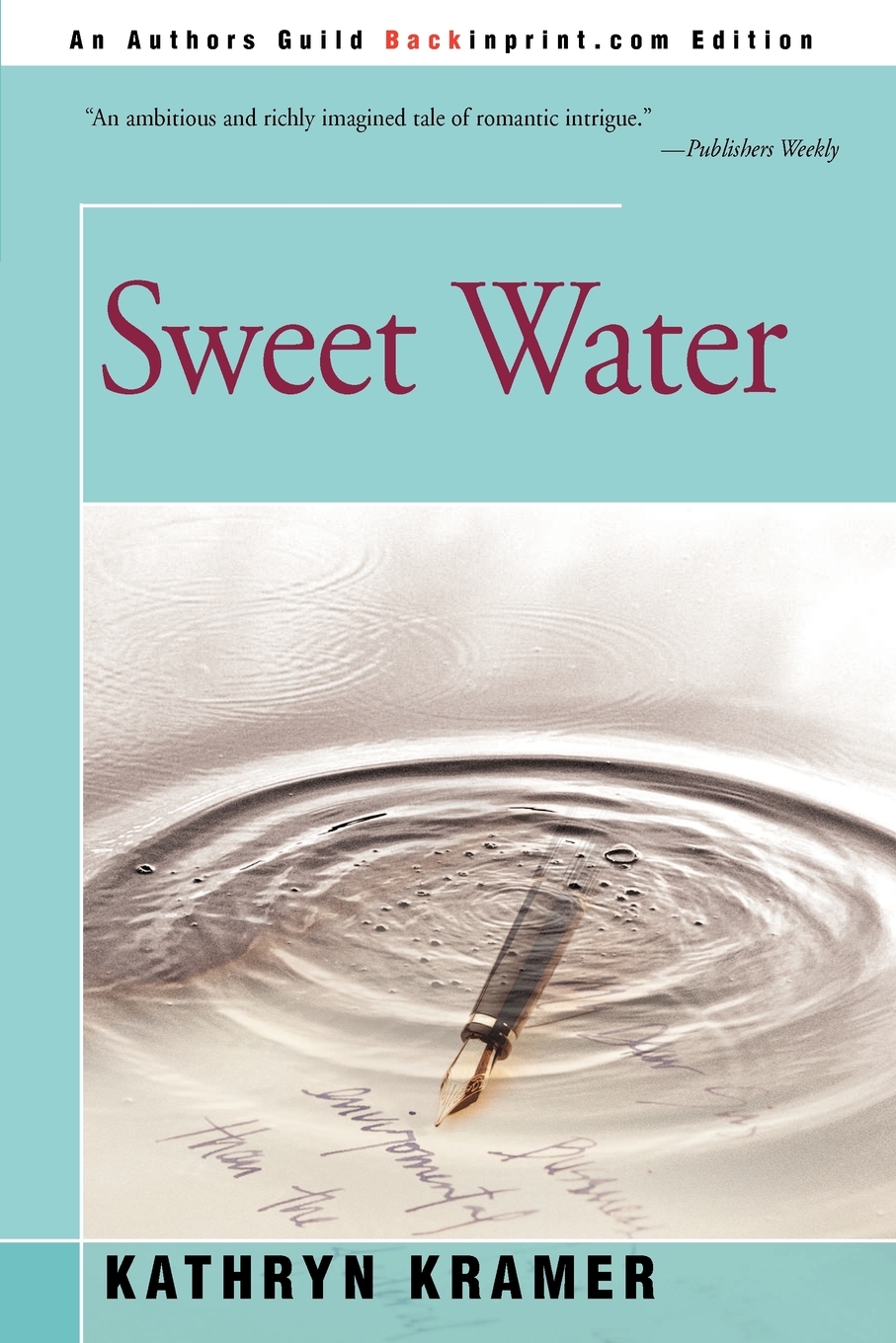 预售 按需印刷sweet water