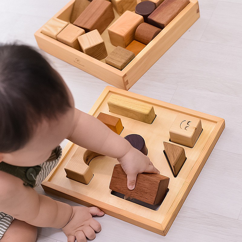 soopsori韩国婴儿积木 0-1-2周岁早教启蒙玩具木制超大颗粒益智宝宝生日儿童新年礼物