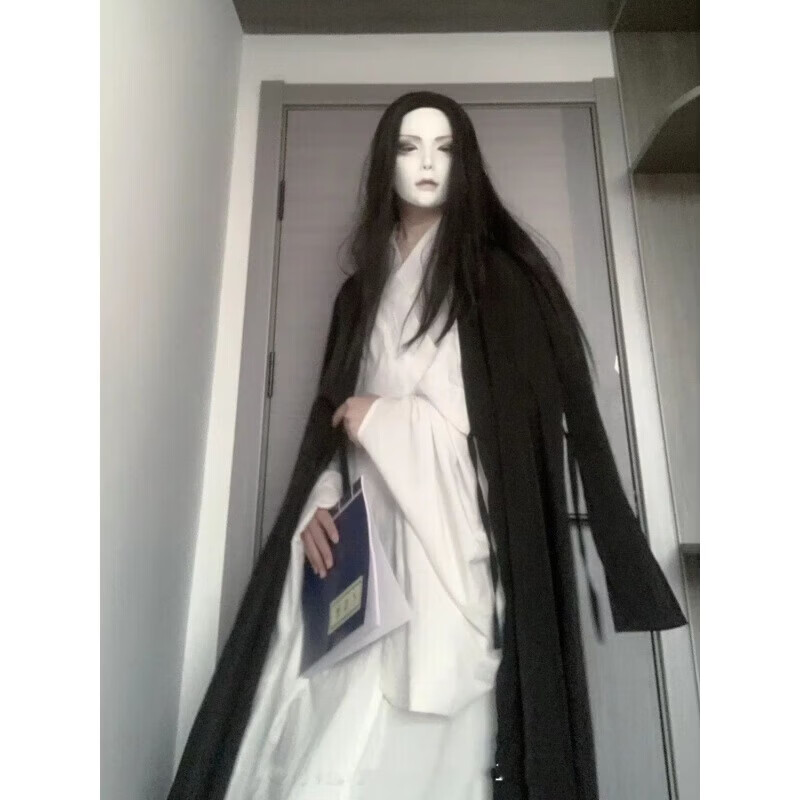 CLCEY蛊真人古月方源cos服周边 大爱仙尊cosplay装长袍套装正品保障 黑色连体衣(黑腰封) XS(身高150左右)