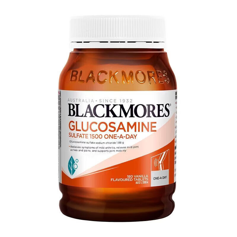 澳佳宝(Blackmores)澳洲氨糖钙片软骨素维骨力中老年关节BM骨维力加强版180粒 氨糖关节灵维骨 180粒*1瓶 180粒*1瓶