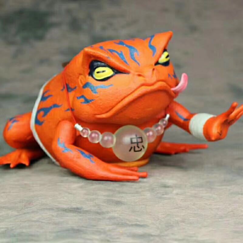 火影忍者手办 鸣人三忍 蛤蟆文太 自来也 骑着变身 模型摆件 火影