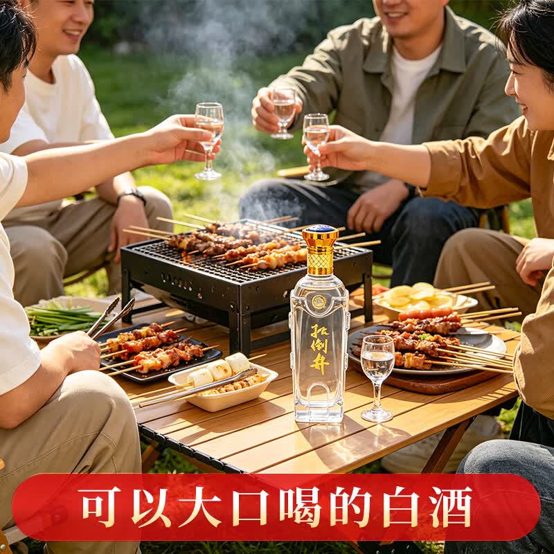 扳倒井白酒 井窖31.7度纯粮食酿造低度白酒 礼盒包装自饮品鉴送礼白酒 31.7度 500mL 1瓶 （光瓶品鉴装）