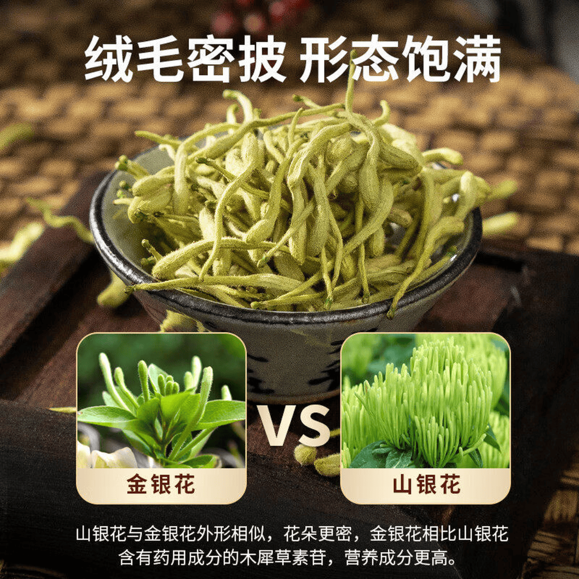 同仁堂(TRT)特级金银花天然正宗干金银花茶罐装清火消火野生养生茶中药材泡茶 【头茬新货】560g共四罐 140g*4罐