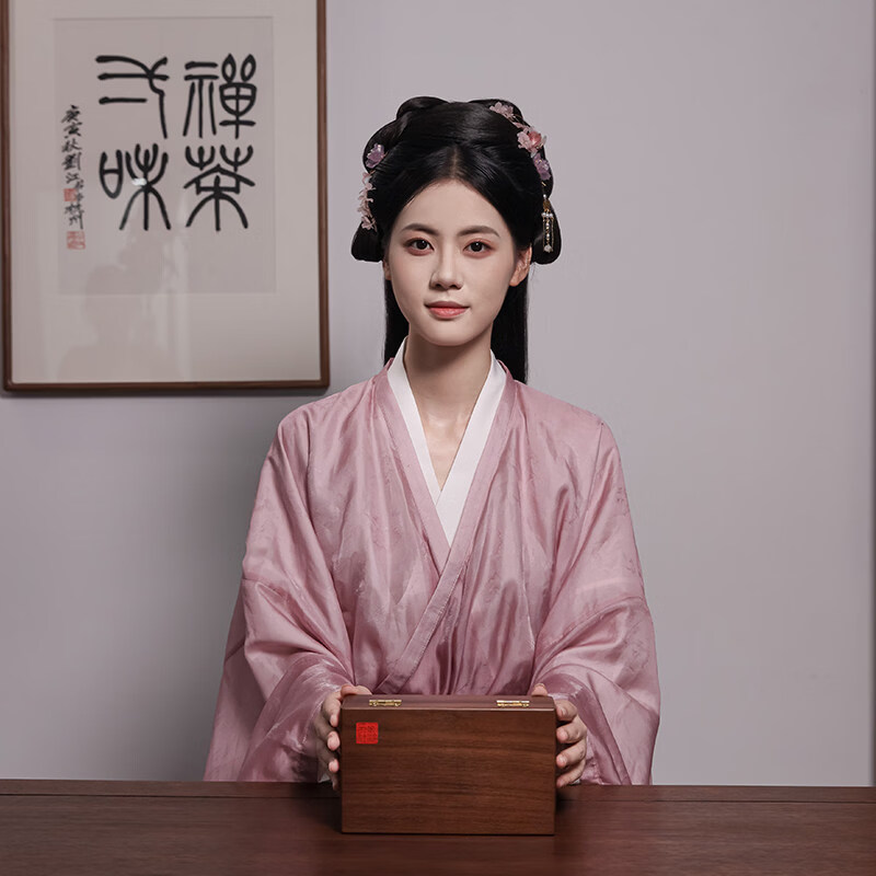 西泠印社印章收纳盒胡桃木盒天然实木长方形多格可活动印泥印章盒个人私章高档锦盒书法玉石文房套装 印章收纳盒-北美黑胡桃木 白色绒布内衬