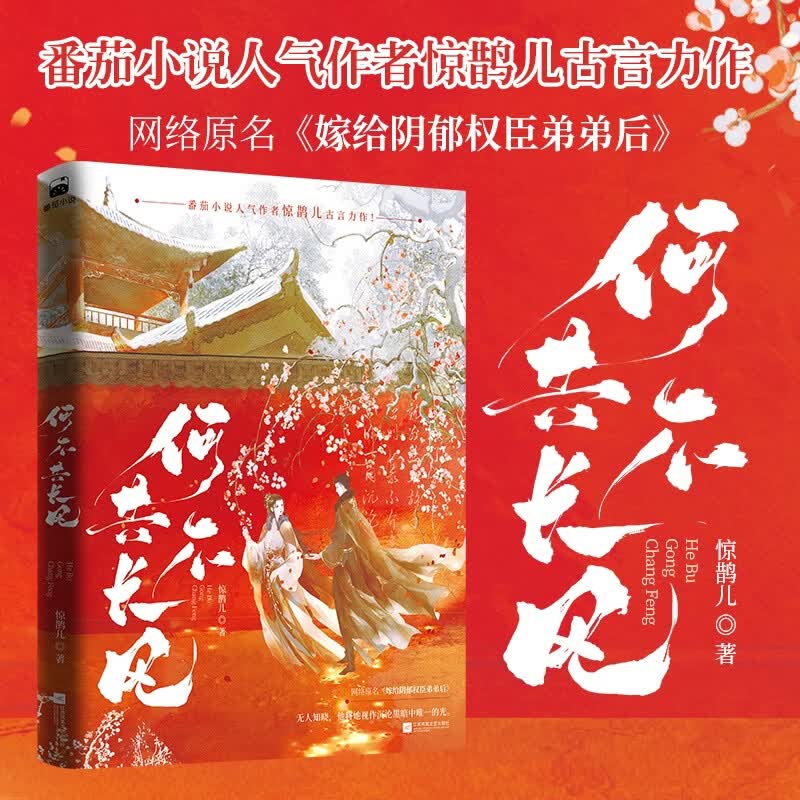 【官方正版】 何不共长风 番茄小说人气作者惊鹊儿古言力作网络原名《嫁给阴郁权臣弟弟后》博集天卷 何不共长风
