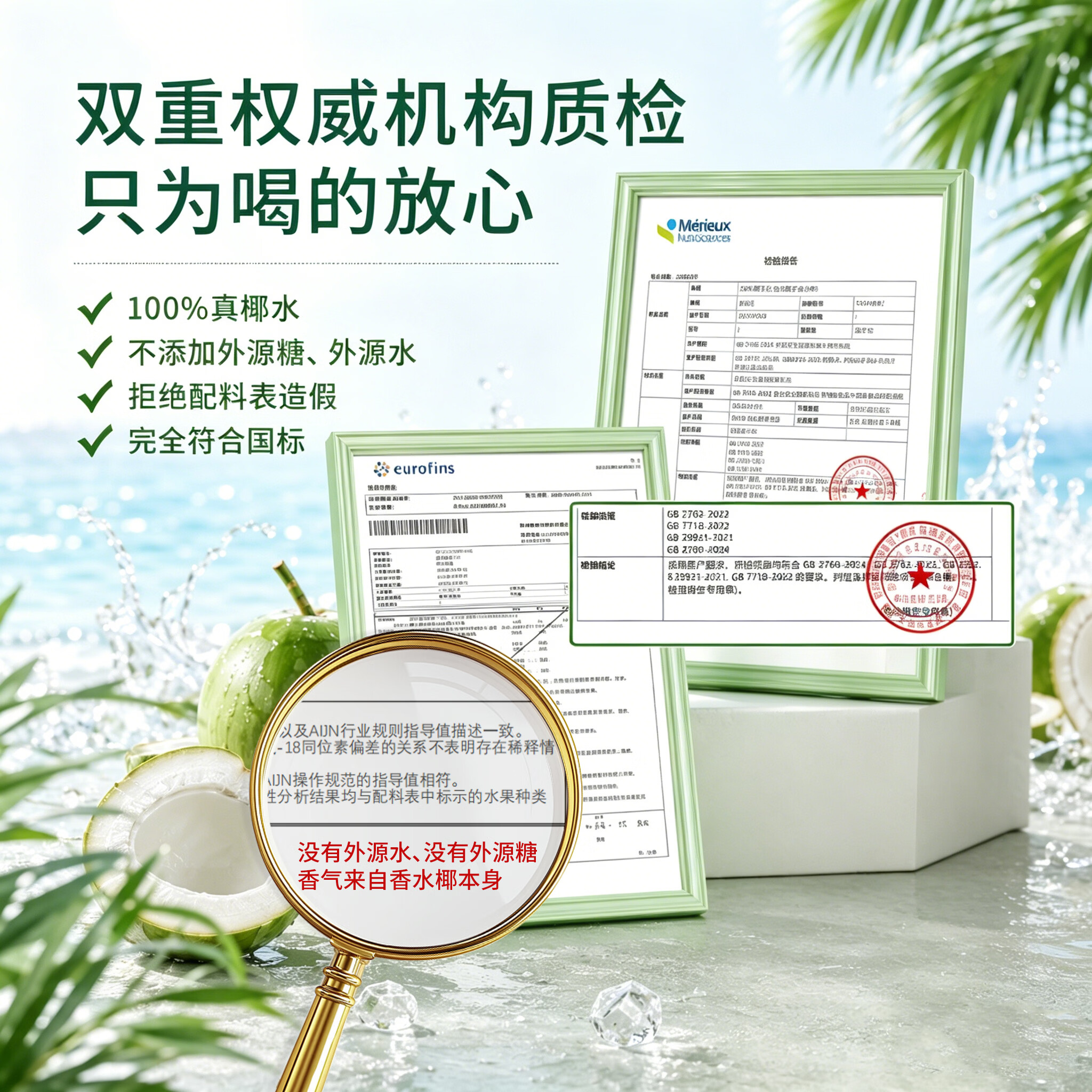 源森活12瓶装源森活泰国原装进口纯天然100%香水椰子非浓缩nfc电解质水 泰国香水椰子水12瓶装 (绿瓶) 350ml*12