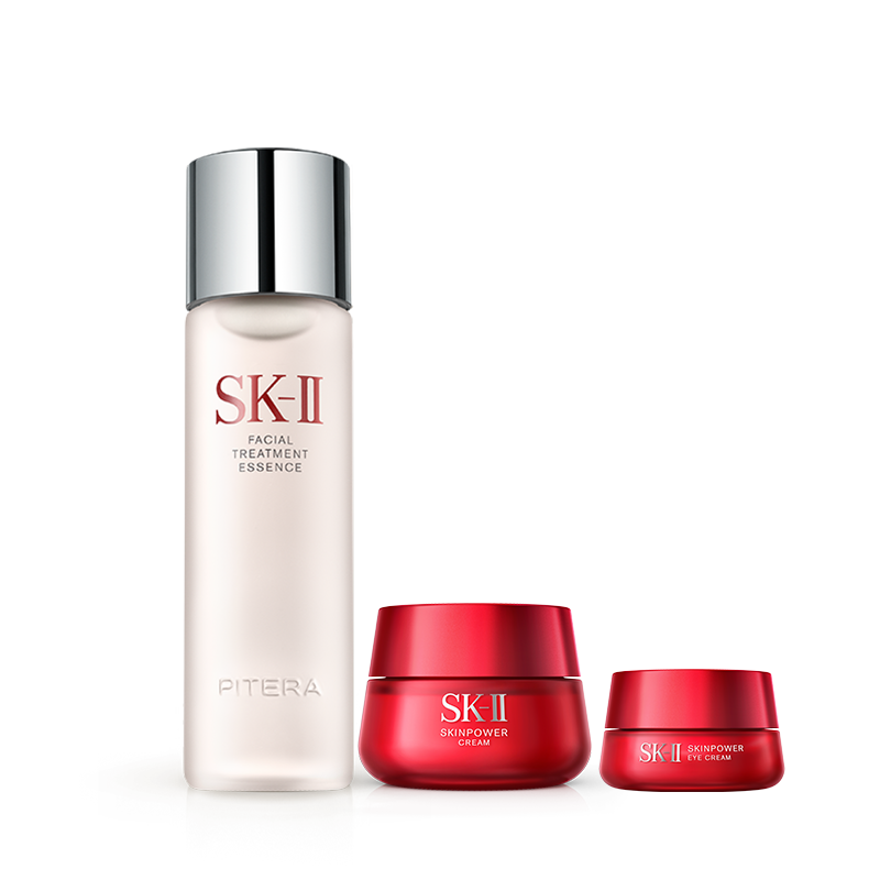 眼霜15g护肤品套装sk2(含洗面奶 爽肤水 面膜 神仙水)生日礼物sk-ii