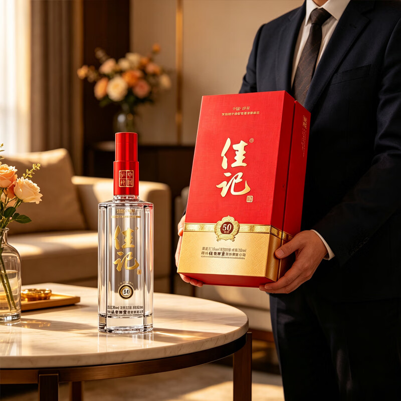 佳记四川50窖藏1738老窖池 浓香型送礼宴请 52度 500ml 1瓶 礼盒装 52度 500mL 1瓶