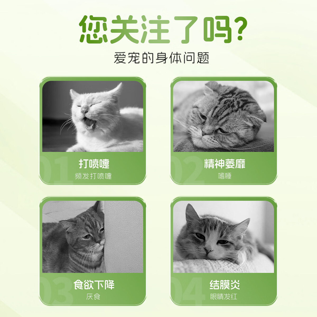 术问疱诊密码泡诊大师基因工程猫咪专用辅助营养补充剂猫疹20粒/盒 疱疹密码20粒*1盒
