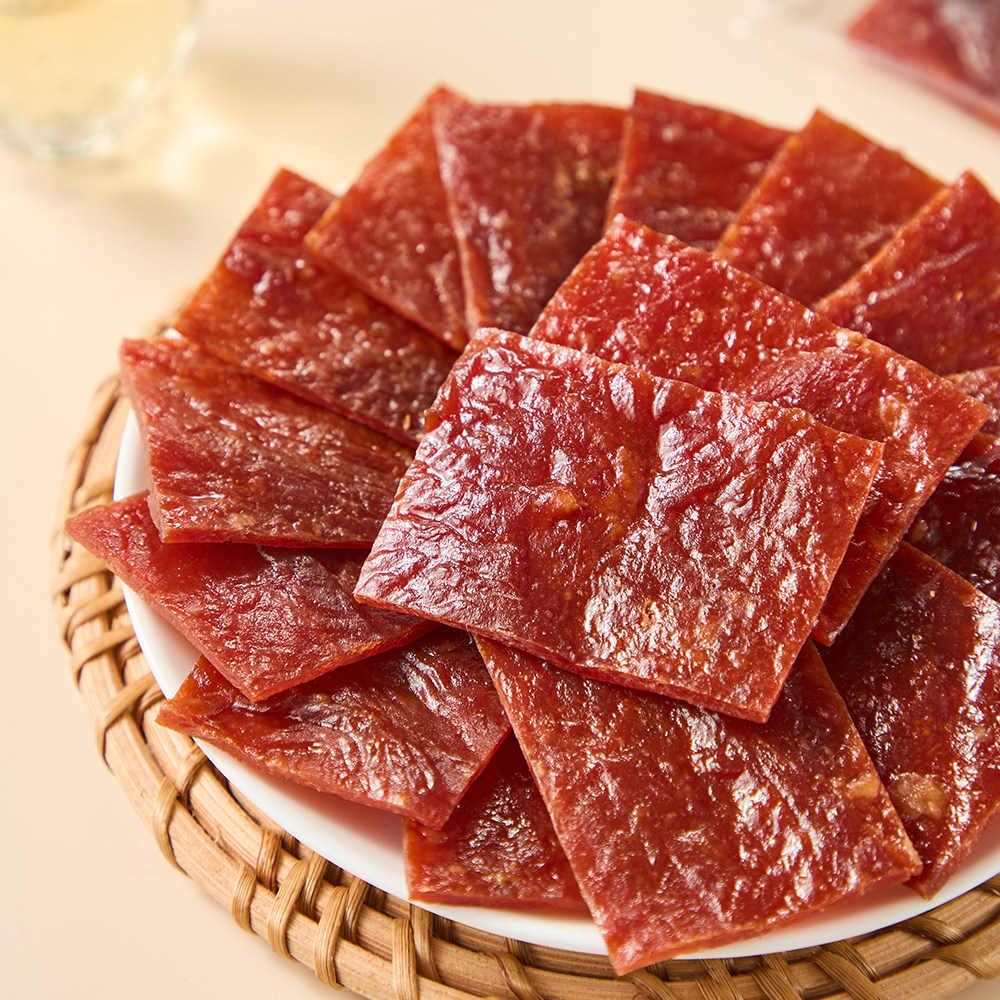 盒马 原味猪肉脯 428g 肉干休闲烧烤猪腿肉办公室零食小吃 428g*1袋 原味