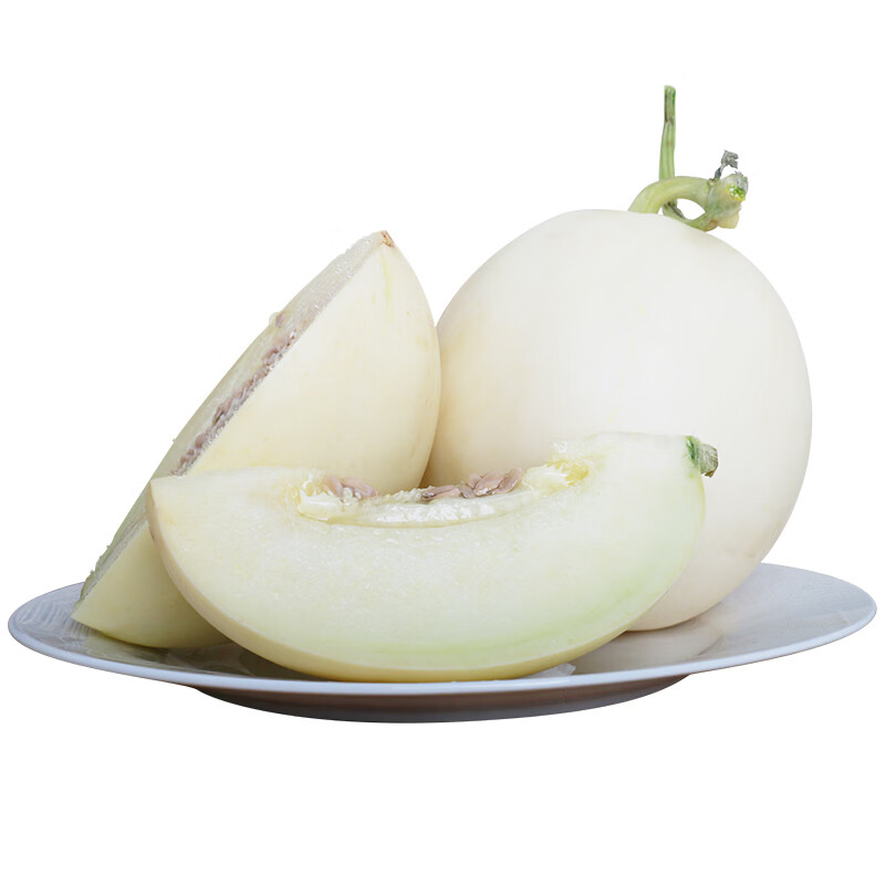 生活&好管家陕西阎良甜瓜蜜瓜新鲜水果当季新鲜孕妇时令水果小白瓜多汁脆整箱 净重8-9斤——约5-8个