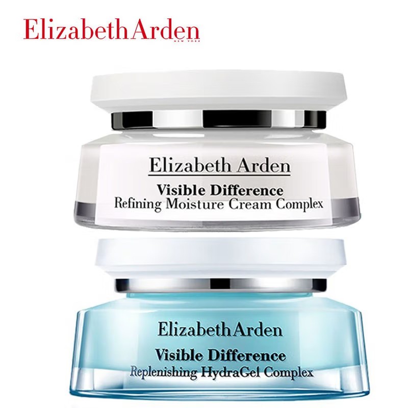 伊丽莎白雅顿水感复合霜银级日霜晚霜金致晚霜组合套装化妆品 复合霜