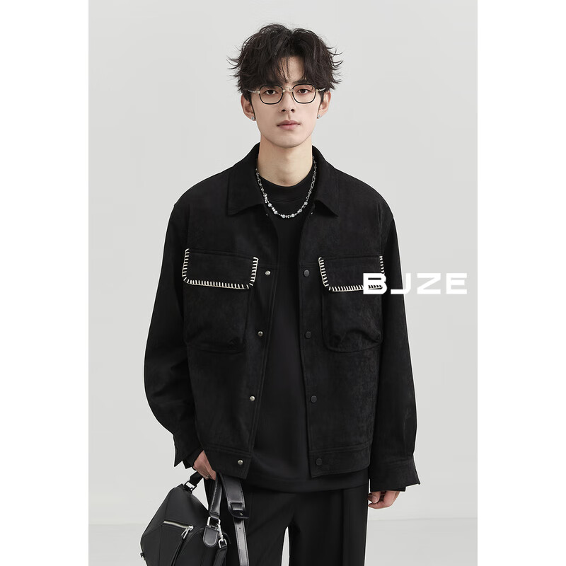 ����׿�����¸��Żس�����֯ײɫ����ѹ�߼п�������2024�＾�¿� B431659 ��� 2XL 127.9Ԫ