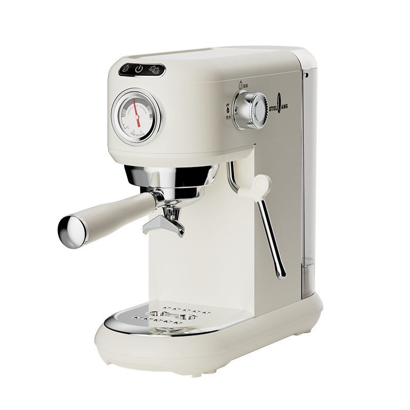 ѩ���ʣ�STELANG����38�������ʽ���Զ����Ȼ�����С�����ݻ� 15Barѹ����ʾ ���������� �װ�ɫ58MM���Ȼ�