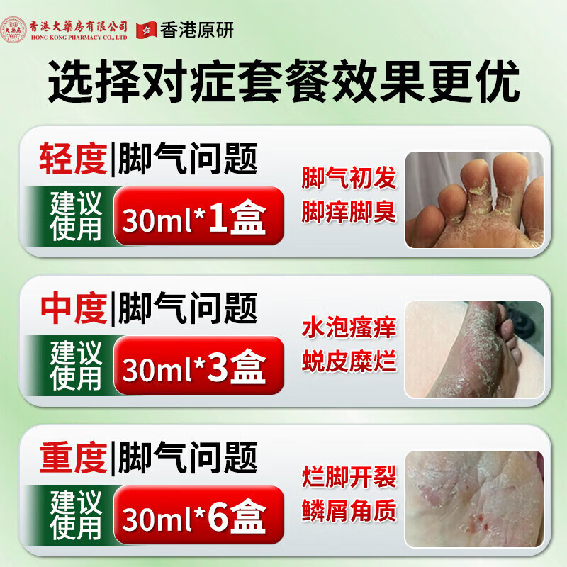 香港大药房有限公司贴真菌王皮肤膏手足私处全身适用草本护理温和亲肤官方旗舰正品 3瓶【周期装】98%顾客推荐