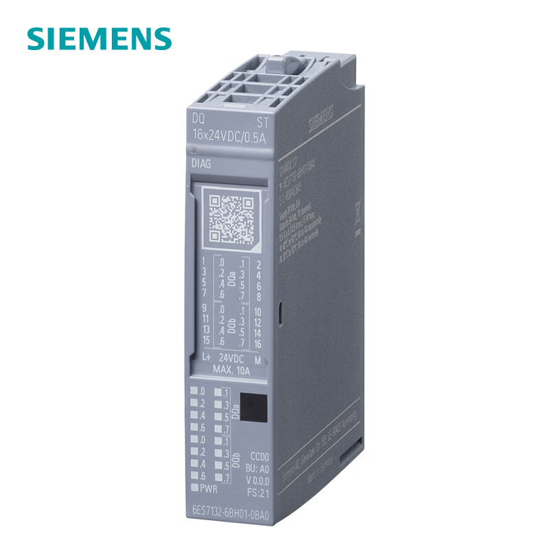 西门子 ET200SP开关量输出模块 6ES71326BH010BA0 DO 16
