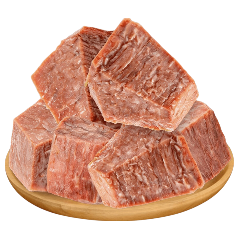 呼河牧场拇指酱牛肉孜然味500g内蒙特产休闲零食开袋即食健身代餐