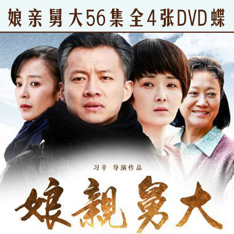 情催泪感人电视连续剧娘舅大4张dvd碟片