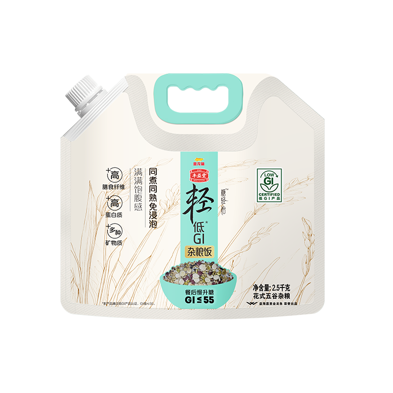 丰益堂低 GI 认证杂粮饭免浸泡慢升糖高纤全谷物粮主食家庭囤货装 5斤装