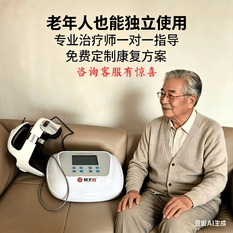 朝天红脑循环经颅磁治疗仪脑梗中风偏瘫脑萎缩供血不足脑损伤失眠康复 白色
