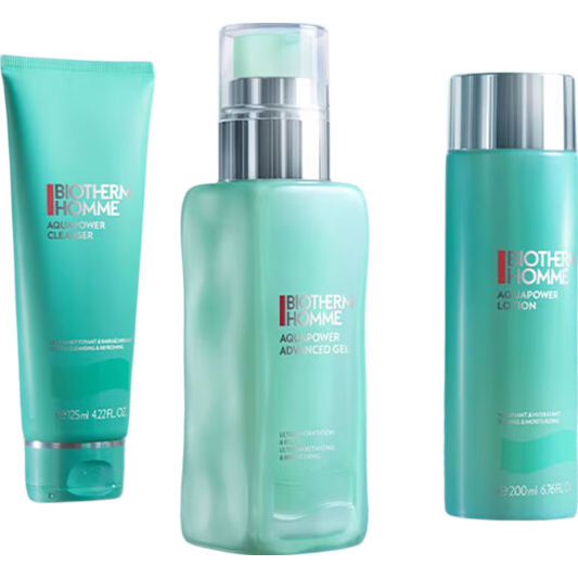 碧欧泉（BIOTHERM）男士水动力三件套水乳洗面奶护肤品套装礼盒中秋节生日礼物送男生