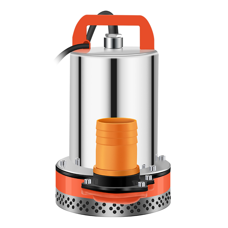 叽哩哇啦大流量直流潜水泵12v24v48v60v伏电瓶车电动小型灌溉农家用